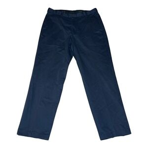 Brooks Brothers Advantage Chino Hudson Men's Navy Straight Fit Pants W35 L32